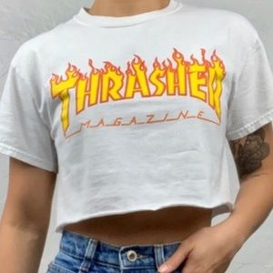 Thrasher Magazine Crop Top